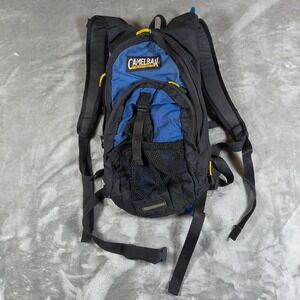 Camelbak Blowfish Backpack Black Blue Expandable Hydration Hiking Outdoor Padded